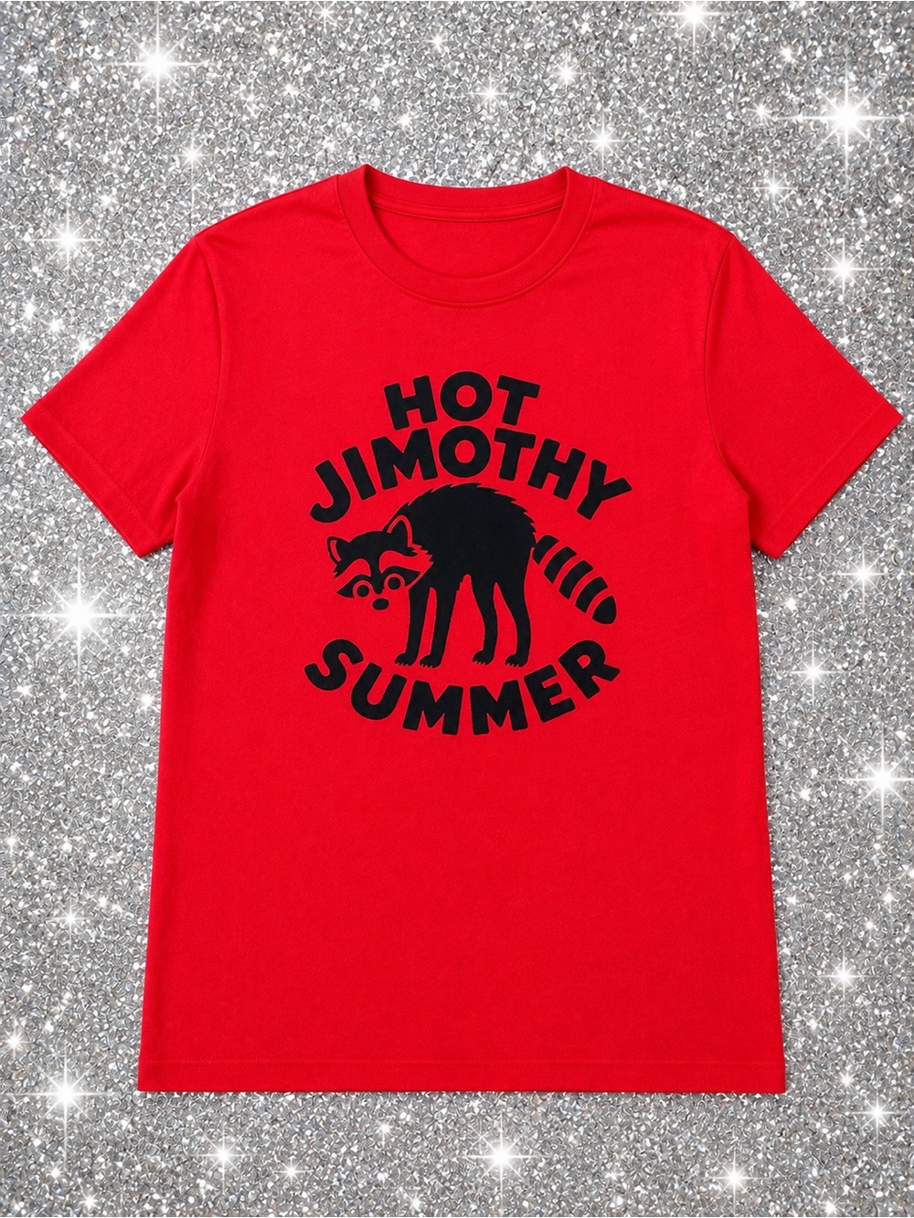 A New Day Women’s Small Red Hot Jimothy Summer original custom Graphic T-Shirt